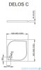 Radaway Euphoria KDJ P Kabina przyścienna 100x100x100 lewa szkło przejrzyste + brodzik Delos C + syfon 383612-01L/383240-01L/383032-01/383036-01/SDC1010-01